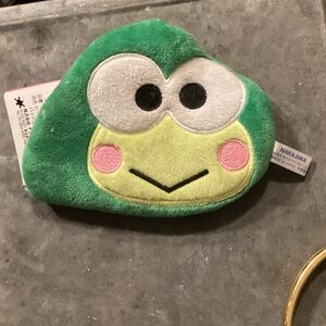 Sanrio kerokerokeroppi Frog Plush Coin Purse